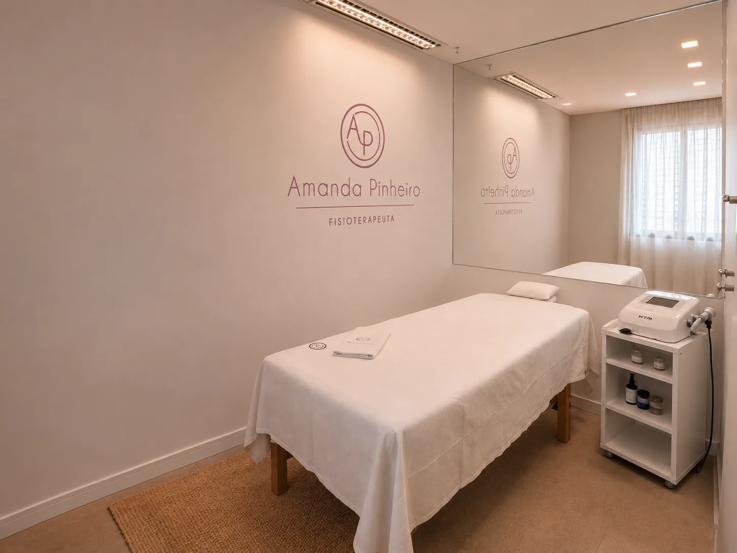 Sala de tratamento profissional - Amanda Pinheiro Fisioterapeuta